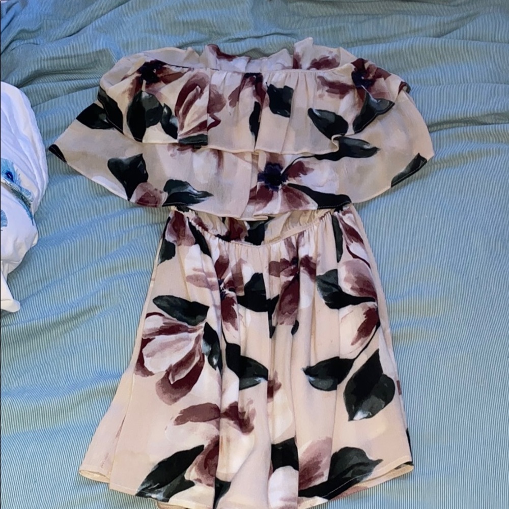 Strapless American eagle romper